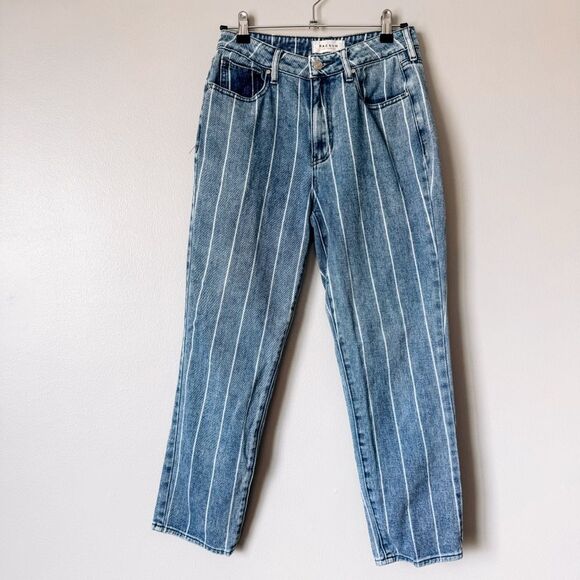 Pacsun Blue Vertical Stripe Print Mom Jean Size 26 - Picture 2 of 8